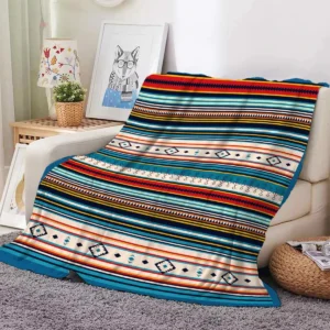 Bohemian Stripes Flannel blanket