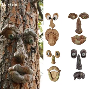 Funny Old Man Tree Face Hugger