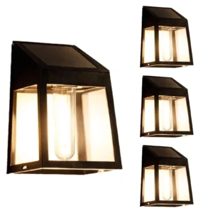 Solar Lights Outdoor, 4 Pack Waterproof